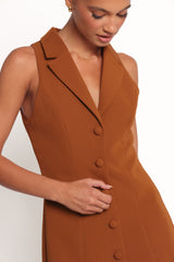 Barrett Mini Dress - Brown