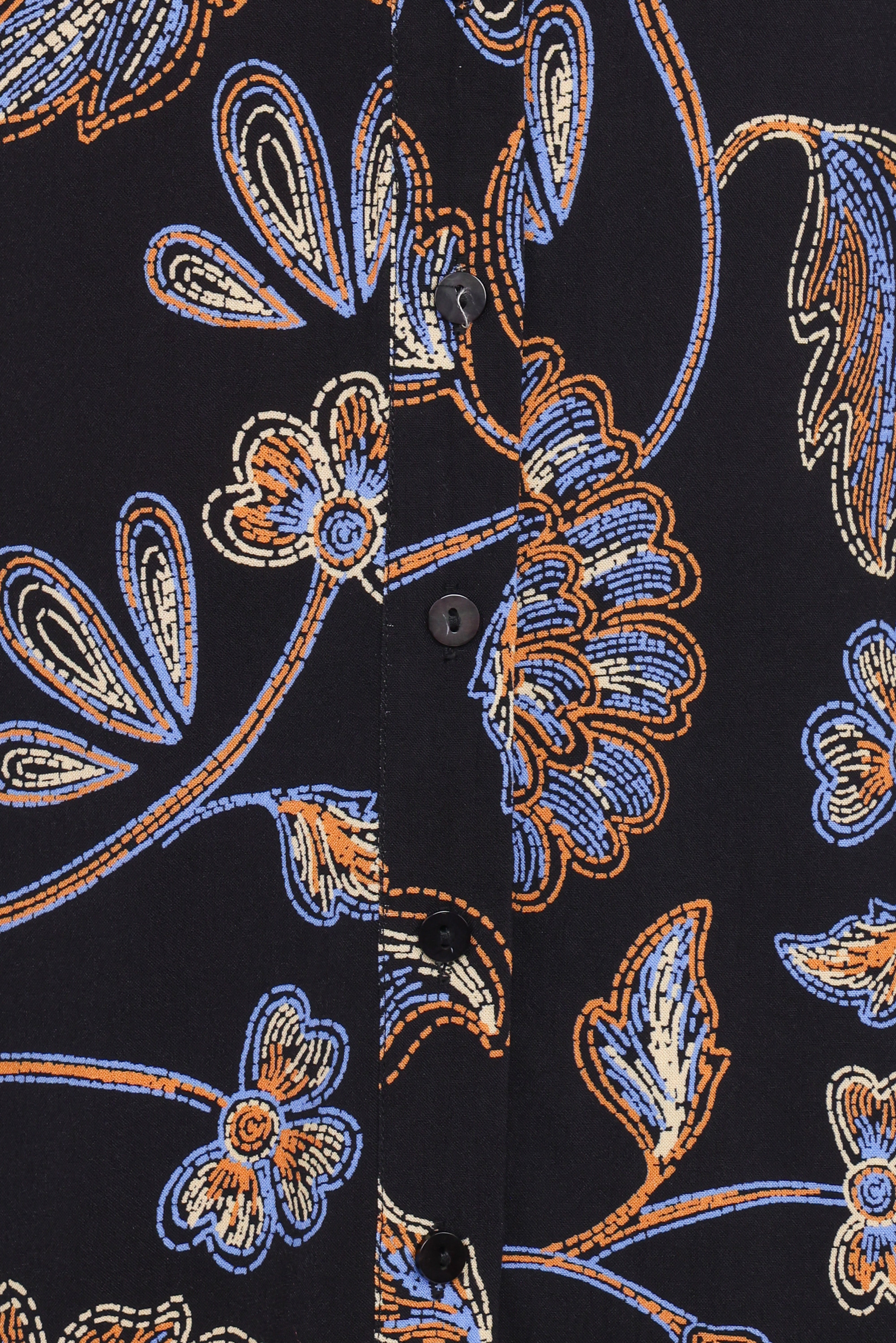 Bennett Shirt - Black Floral