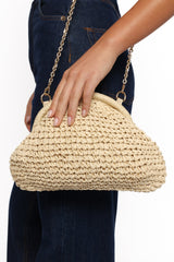 Bett Clutch Bag - Natural/Raffia