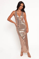 Blaise Maxi Dress - Gold