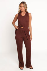 Bowery Knit Set - Chocolate