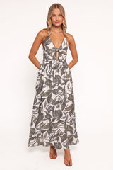 Bray Midi Dress - Vineyard Green