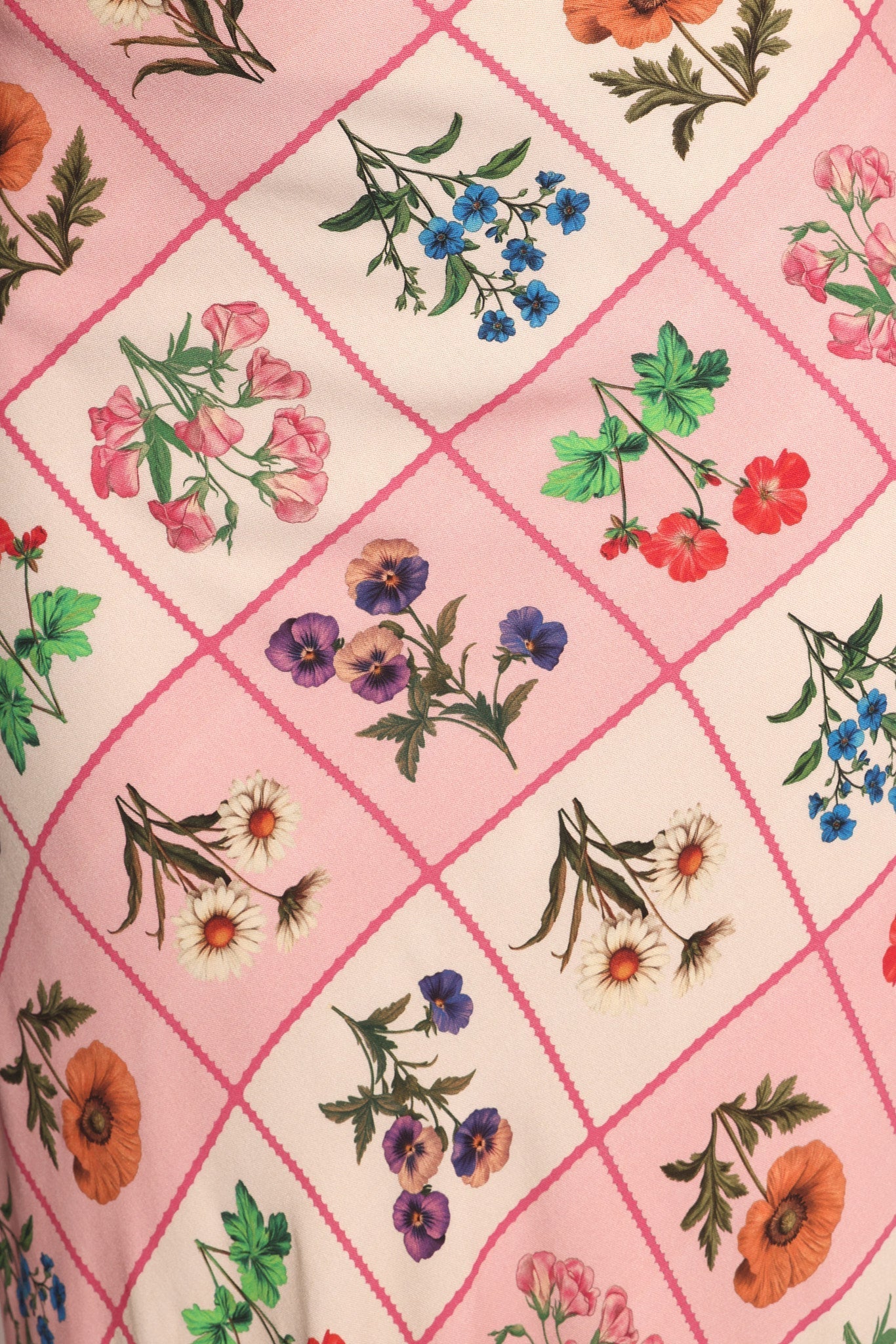 Brinley Maxi Skirt - Flora Tile