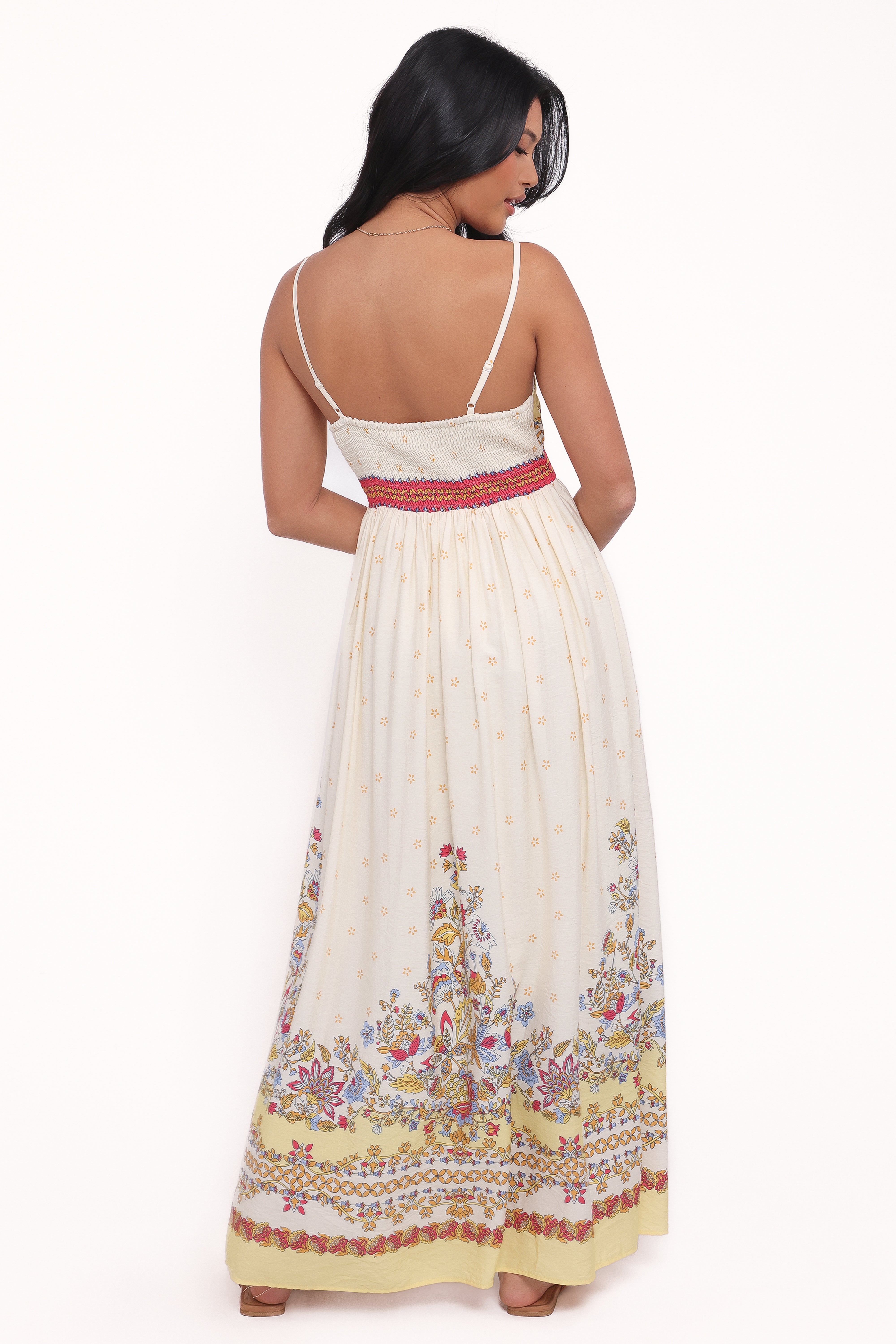 Caelia Maxi Dress - Yellow Multi