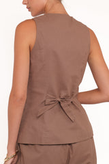 Caitlin Pant Set - Brown