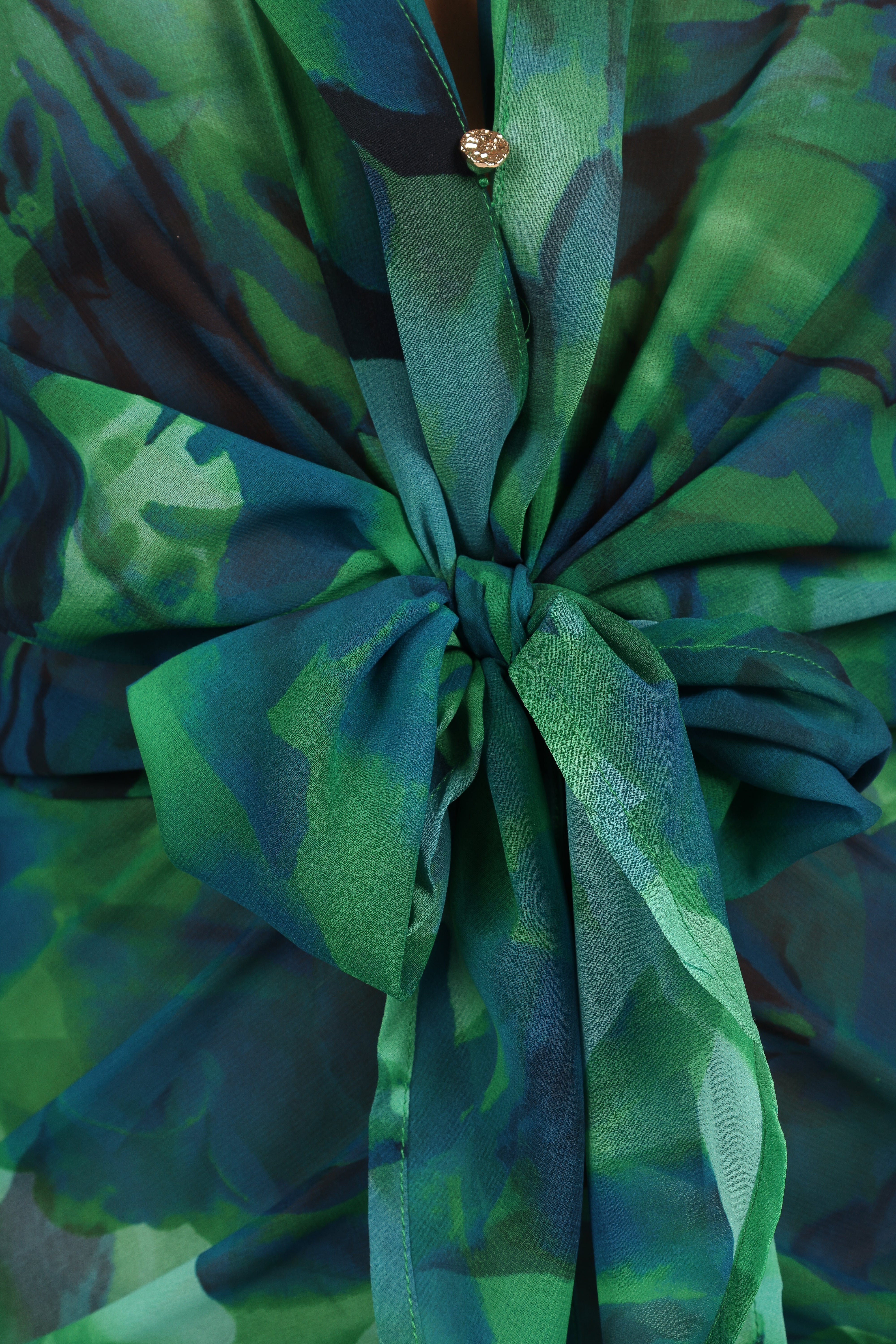 Calista Shirt Dress - Green Floral