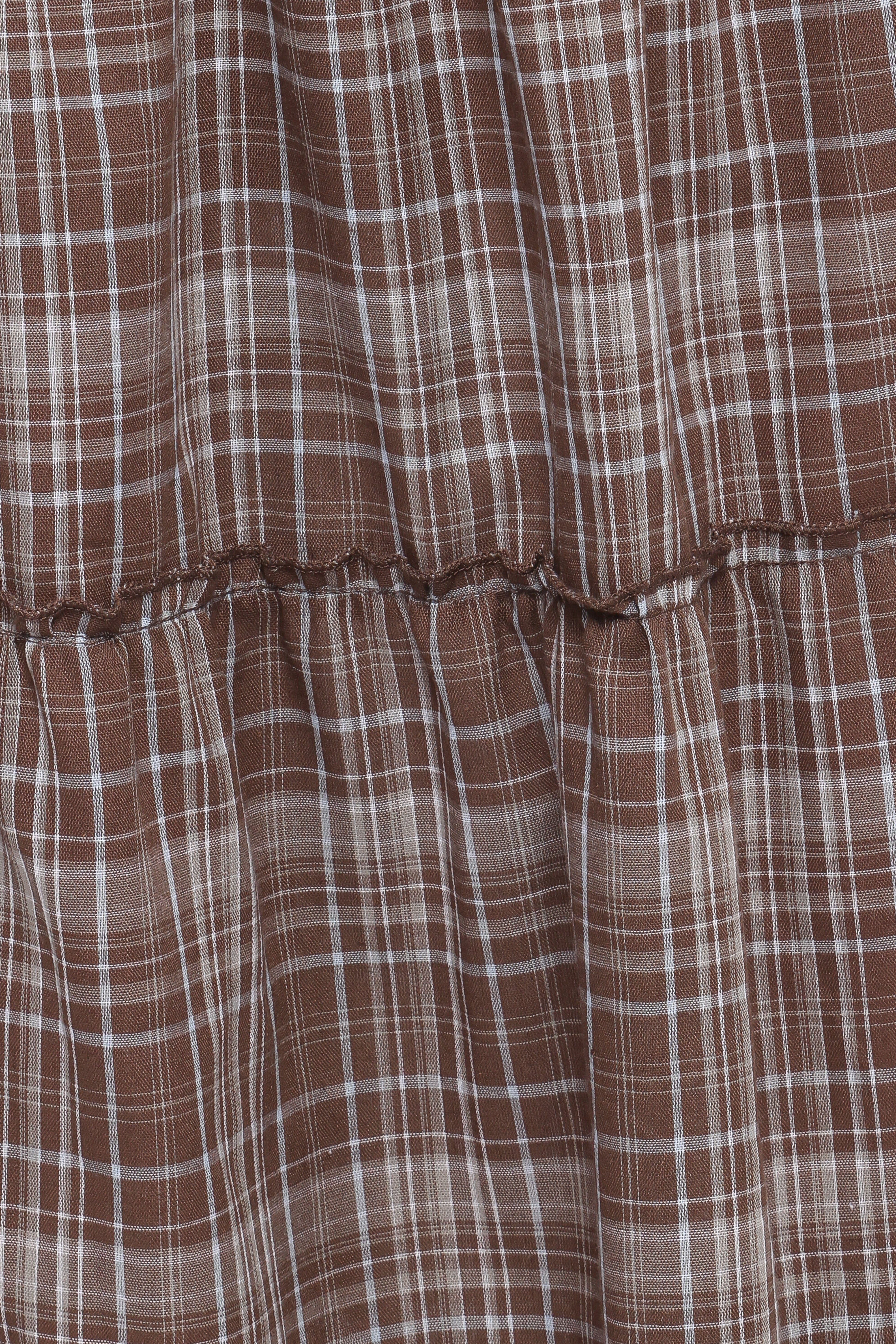 Campbell Tiered Maxi Skirt - Juno Check