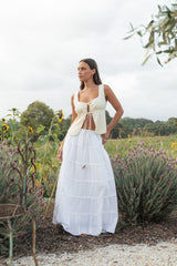 Capra Top - Yellow Gingham