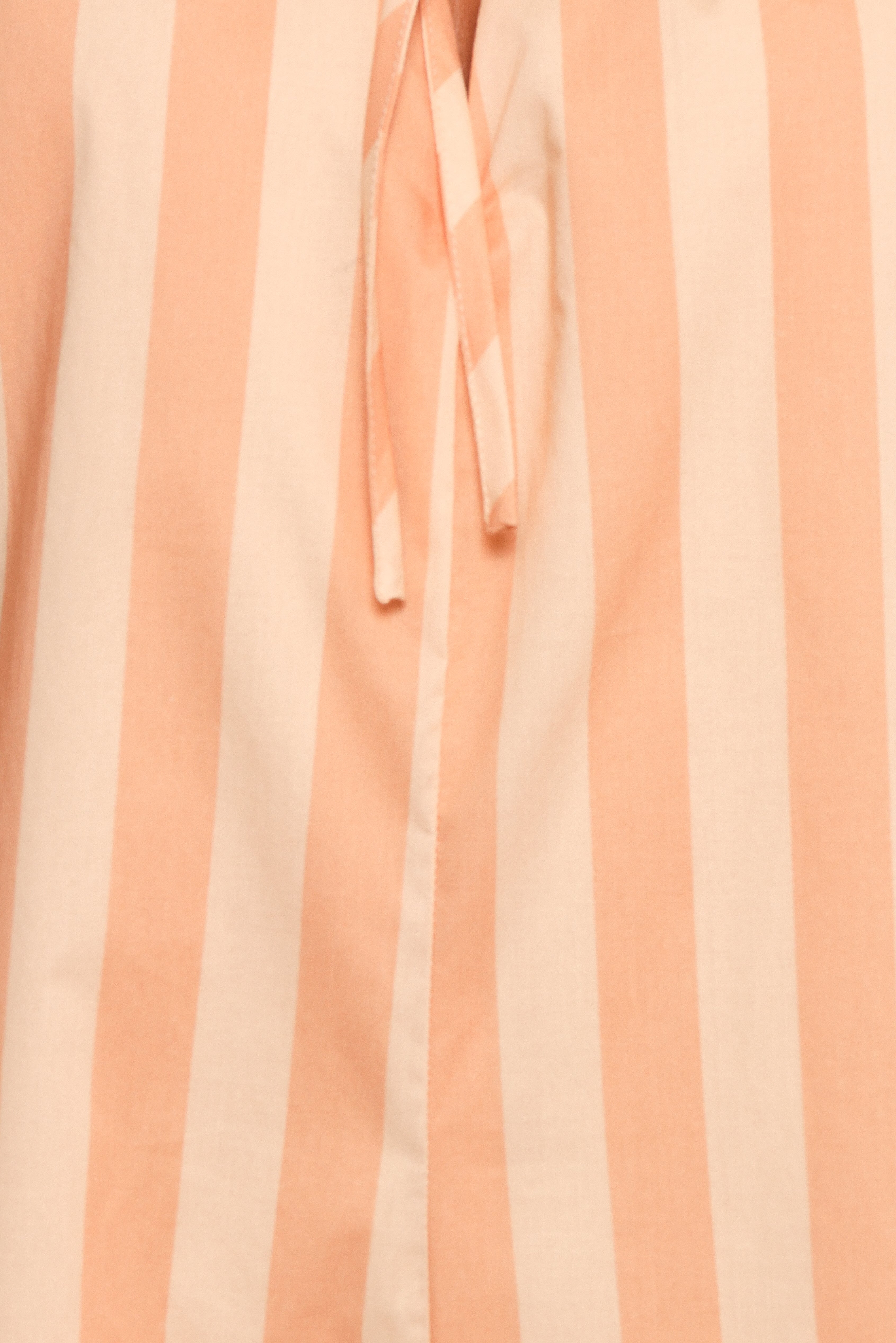 Carina Striped Romper - Terracotta Stripe