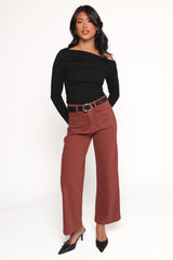 Cer Knit Top - Black