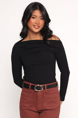 Cer Knit Top - Black