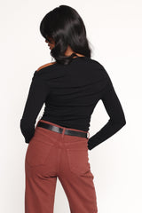 Cer Knit Top - Black