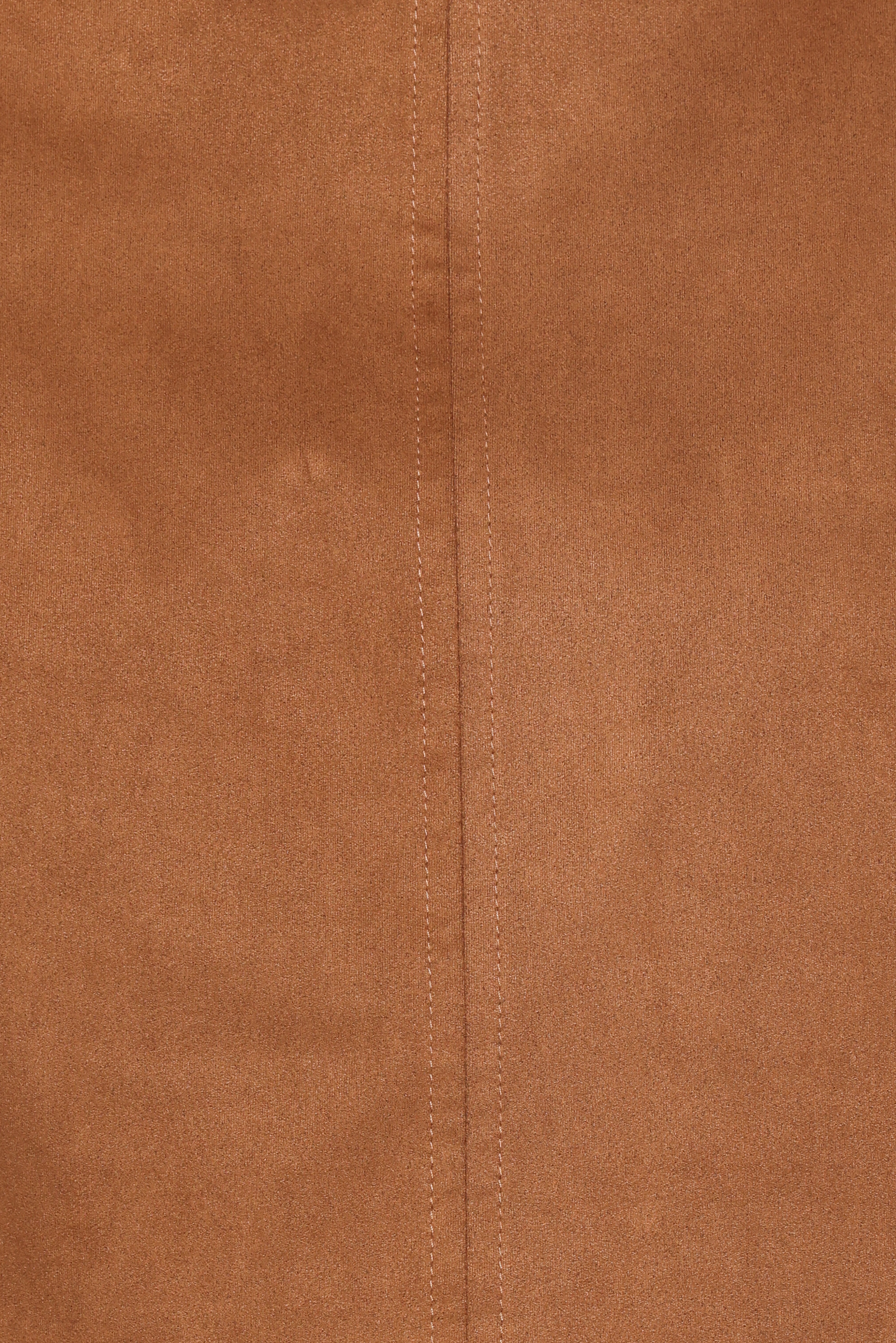 Charles Faux Sueded Top - Camel