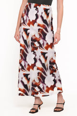 Cheryl Maxi Skirt - Blurred Floral