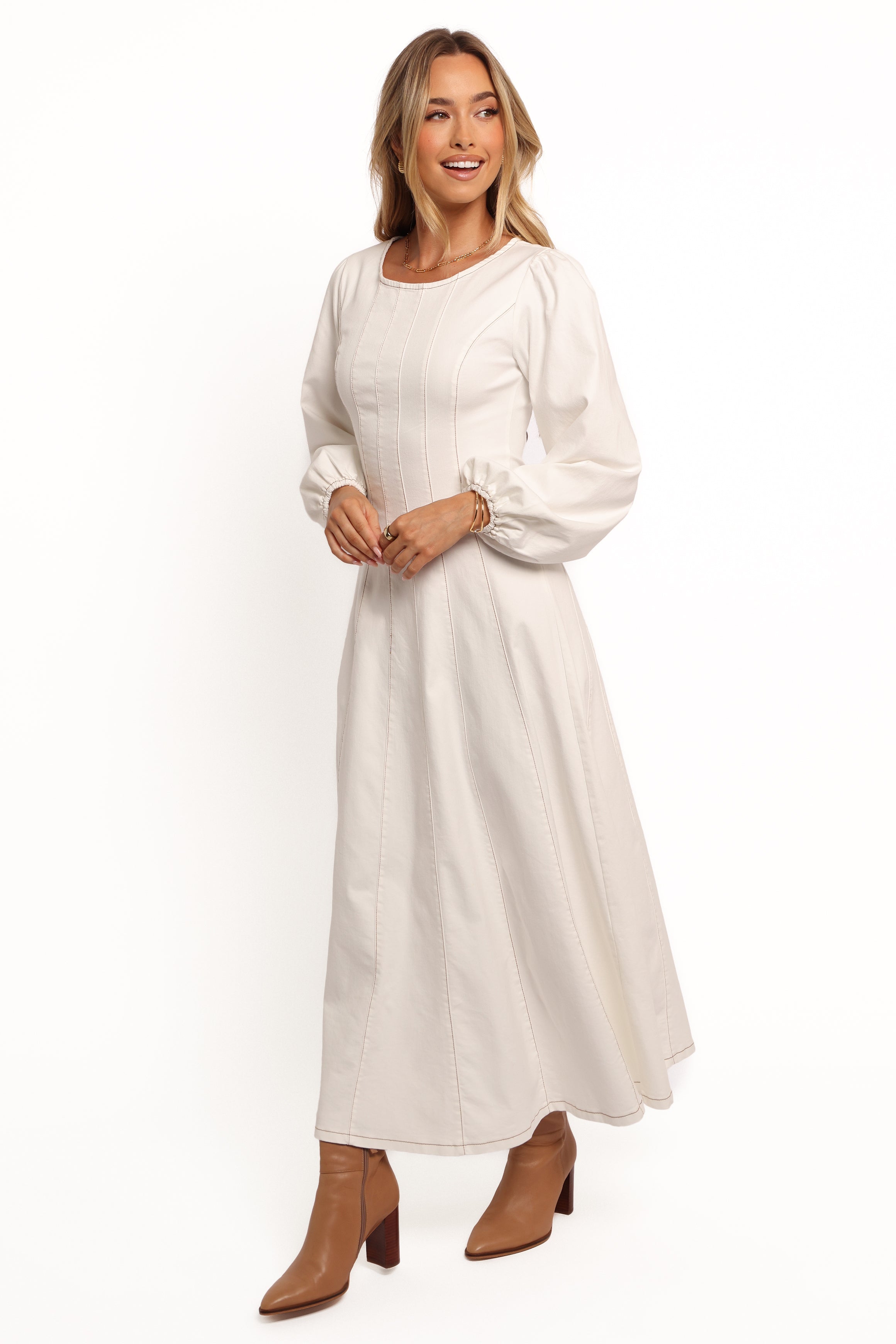 Cilla Midi Dress - White