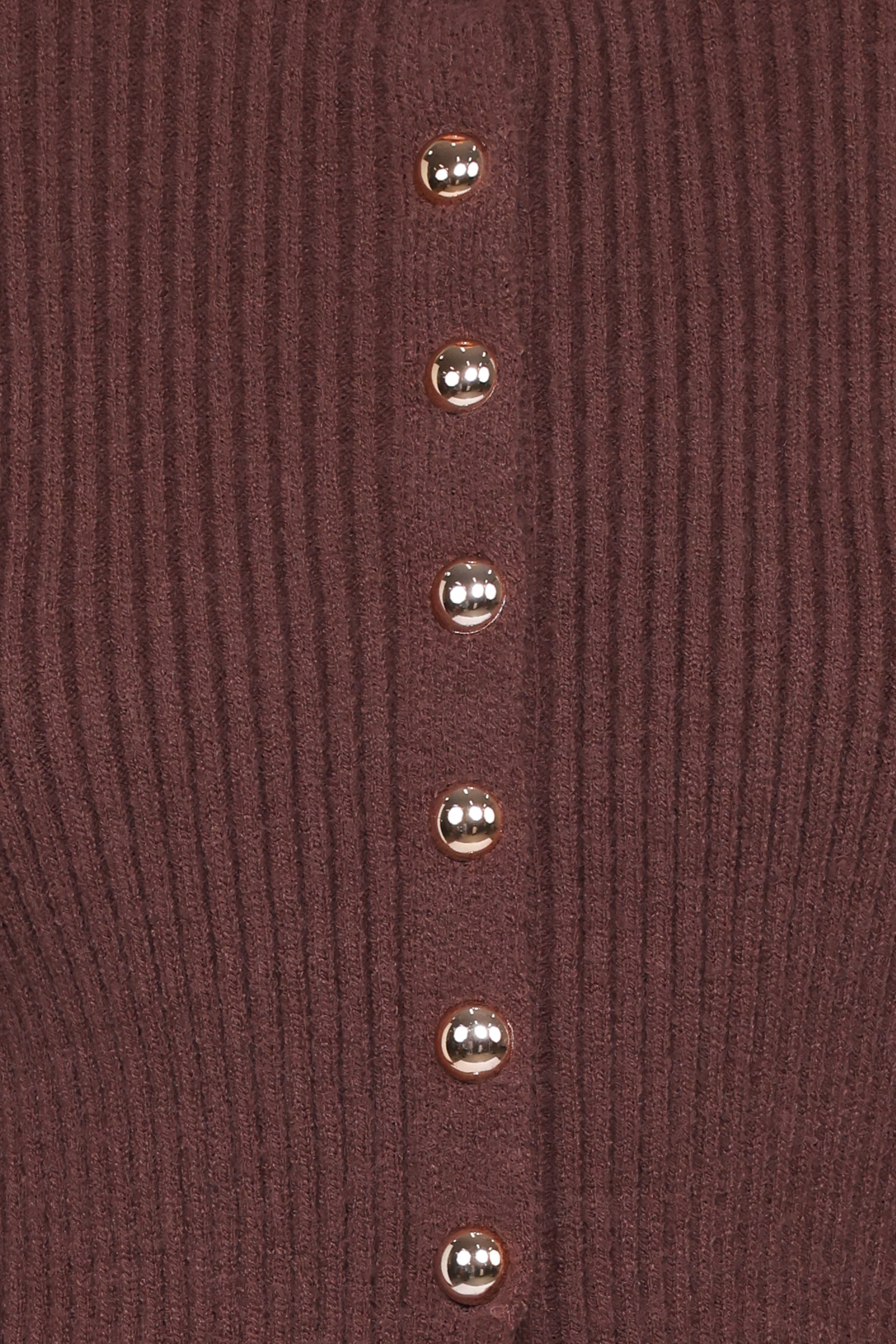 Circe Cardigan Top - Chocolate