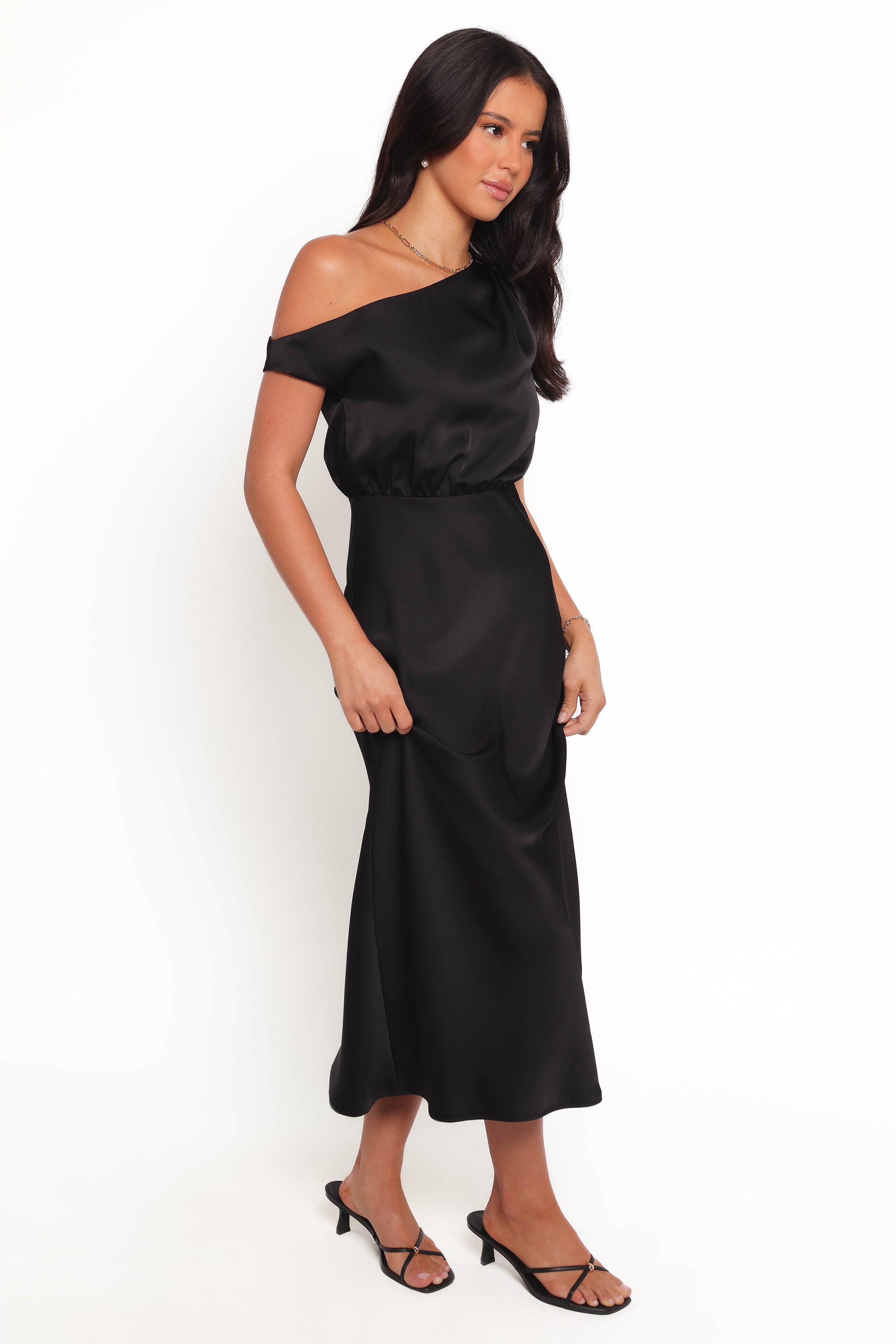 Clare Midi Dress - Black