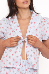 Courtney Skirt Set - Blue