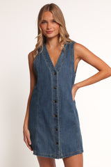 Dawson Mini Dress - Indigo Denim