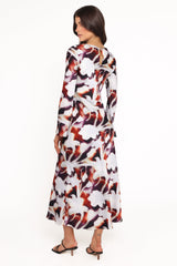 Deidre Maxi Dress - Blurred Floral