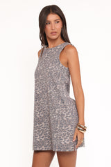 Deja Mini Dress - Leopard