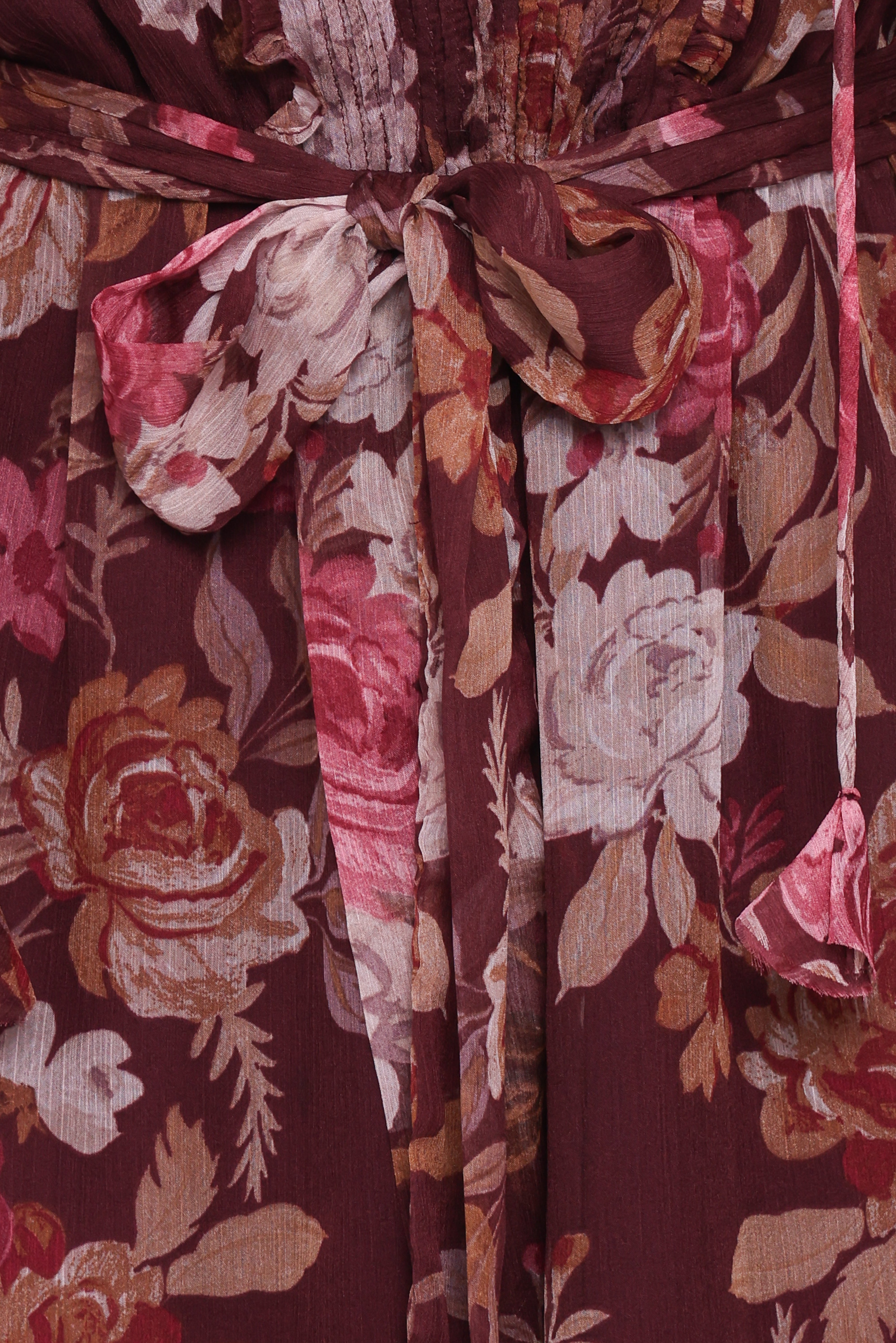 Delaney Long Sleeve Romper - Brandy Bloom