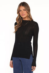 Delphine Top - Black