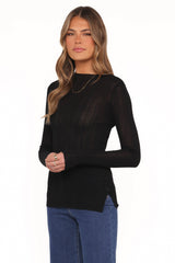 Delphine Top - Black