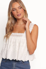 Destina Lace Top - Off White