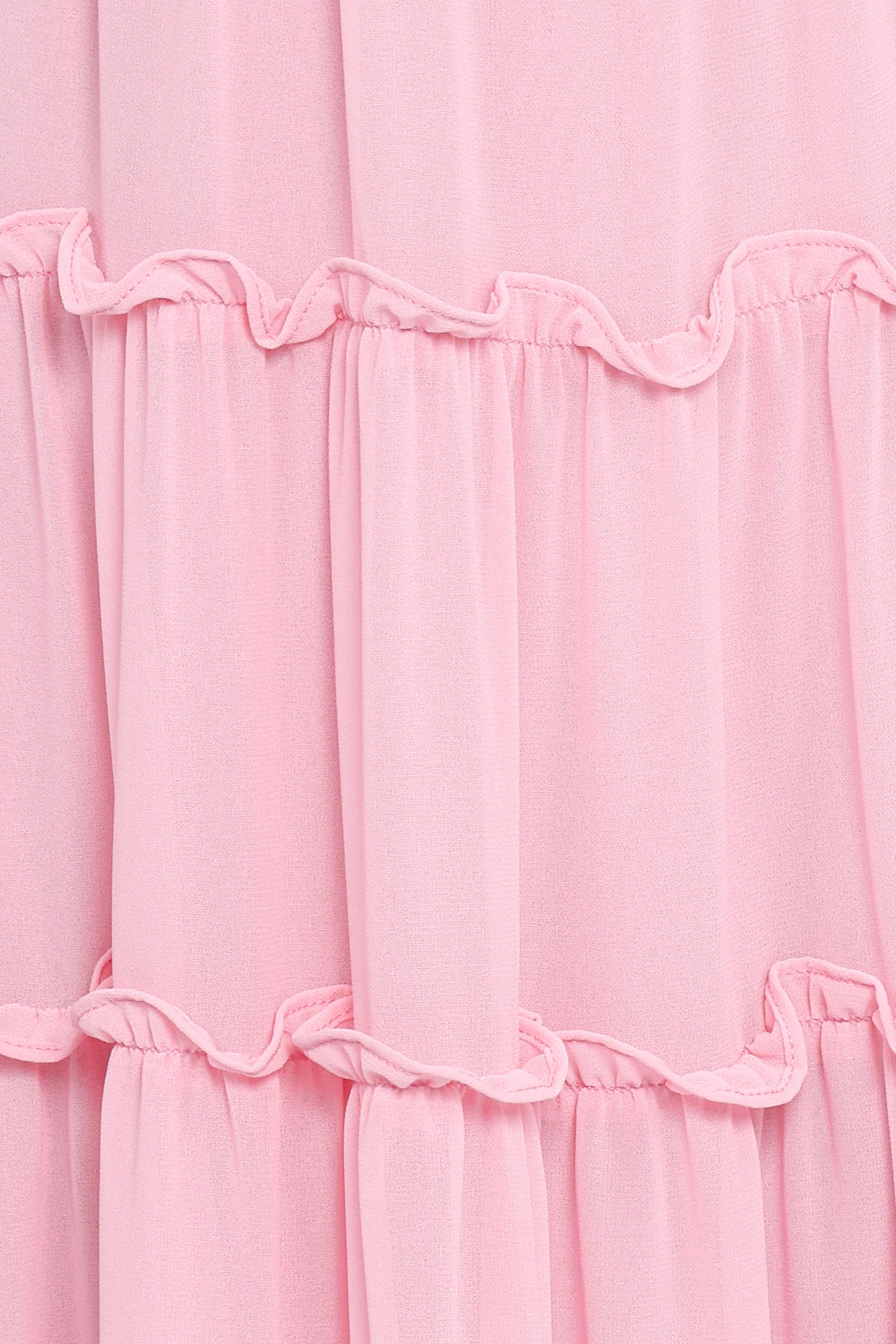 Dottie Halterneck Maxi Dress - Pink