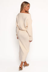 Duncan Knit Dress - Cream
