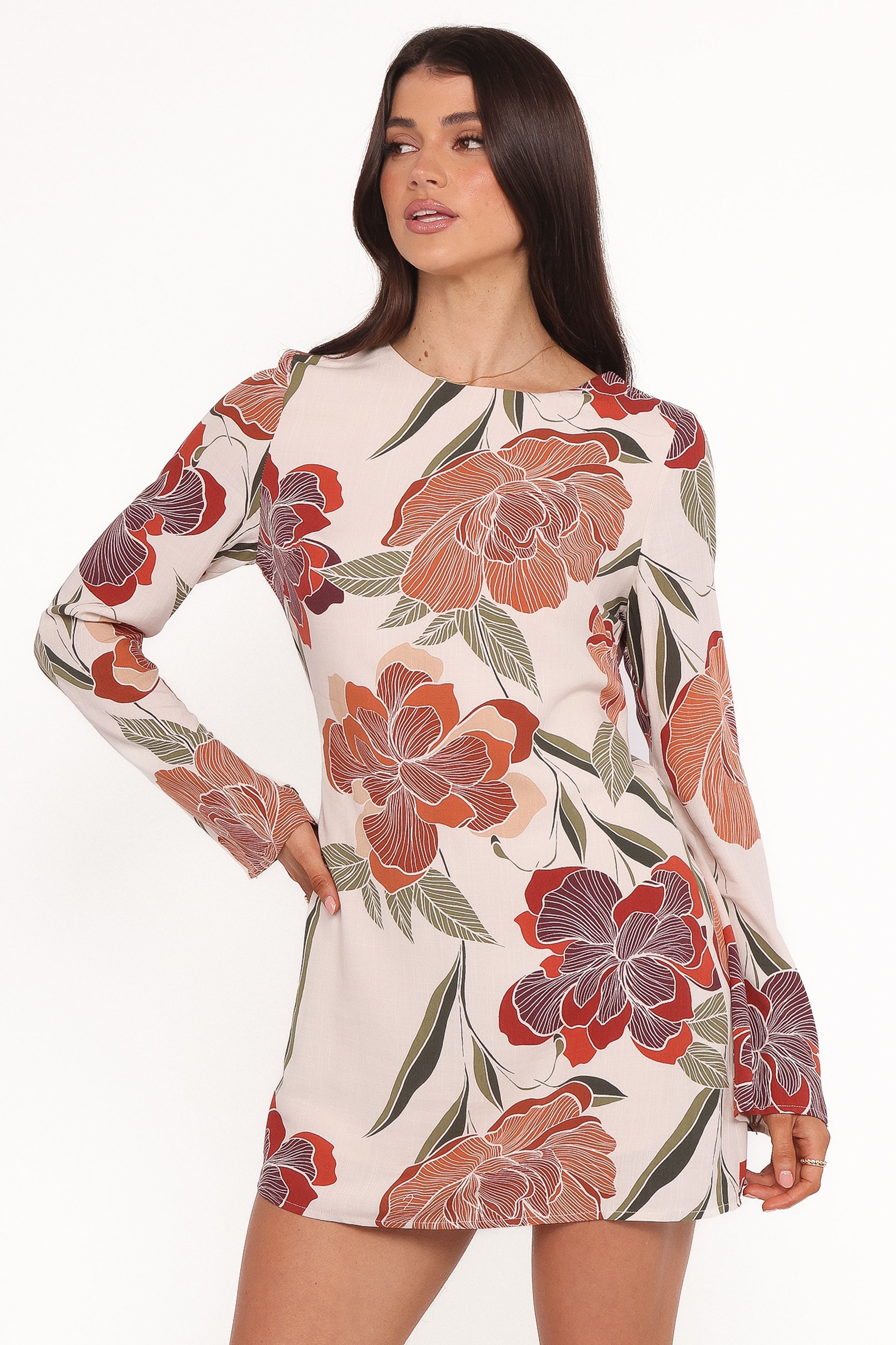 Elanira Mini Dress - Fall Floral