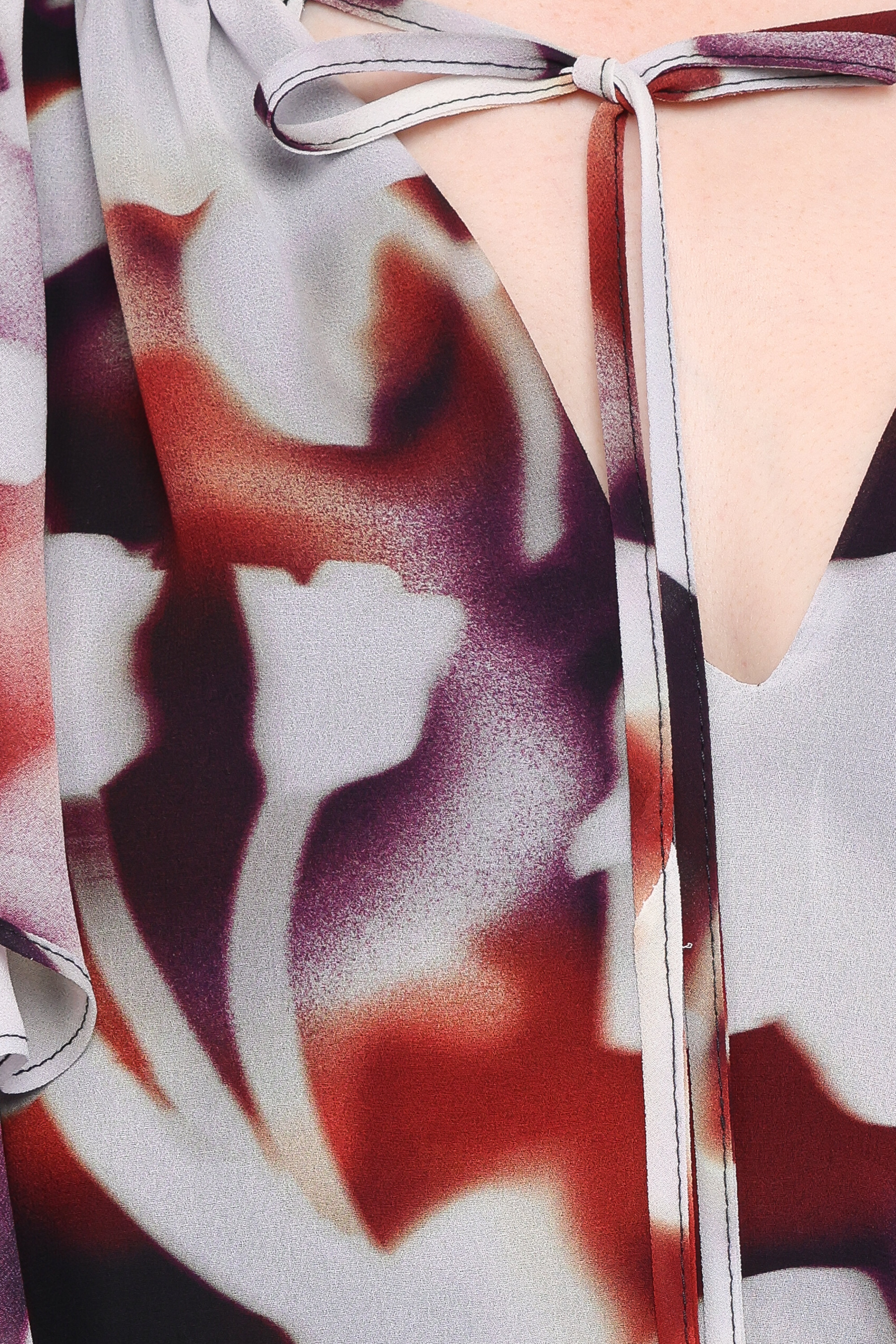 Elinor Top - Blurred Floral