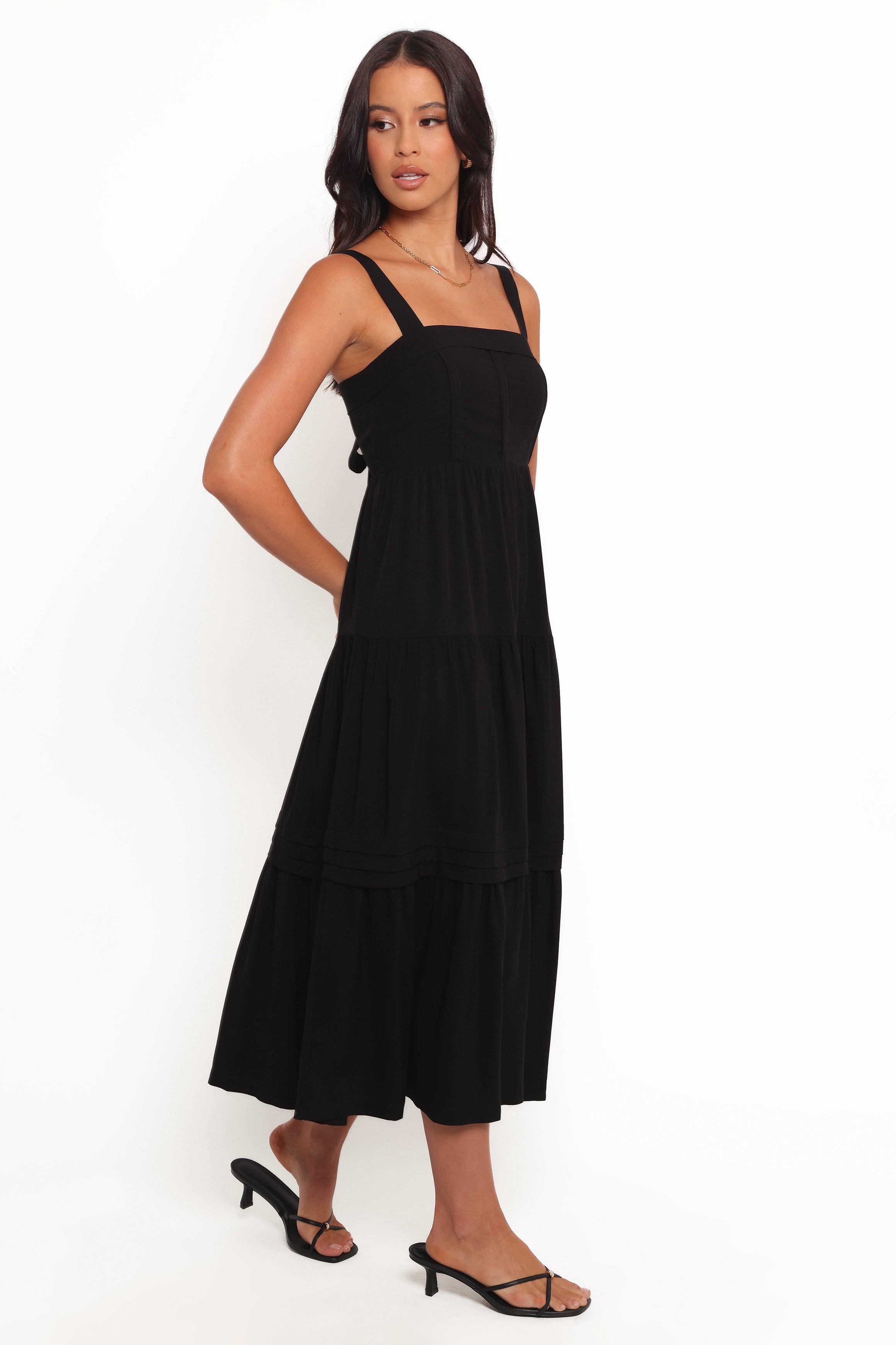 Elvia Maxi Dress - Black