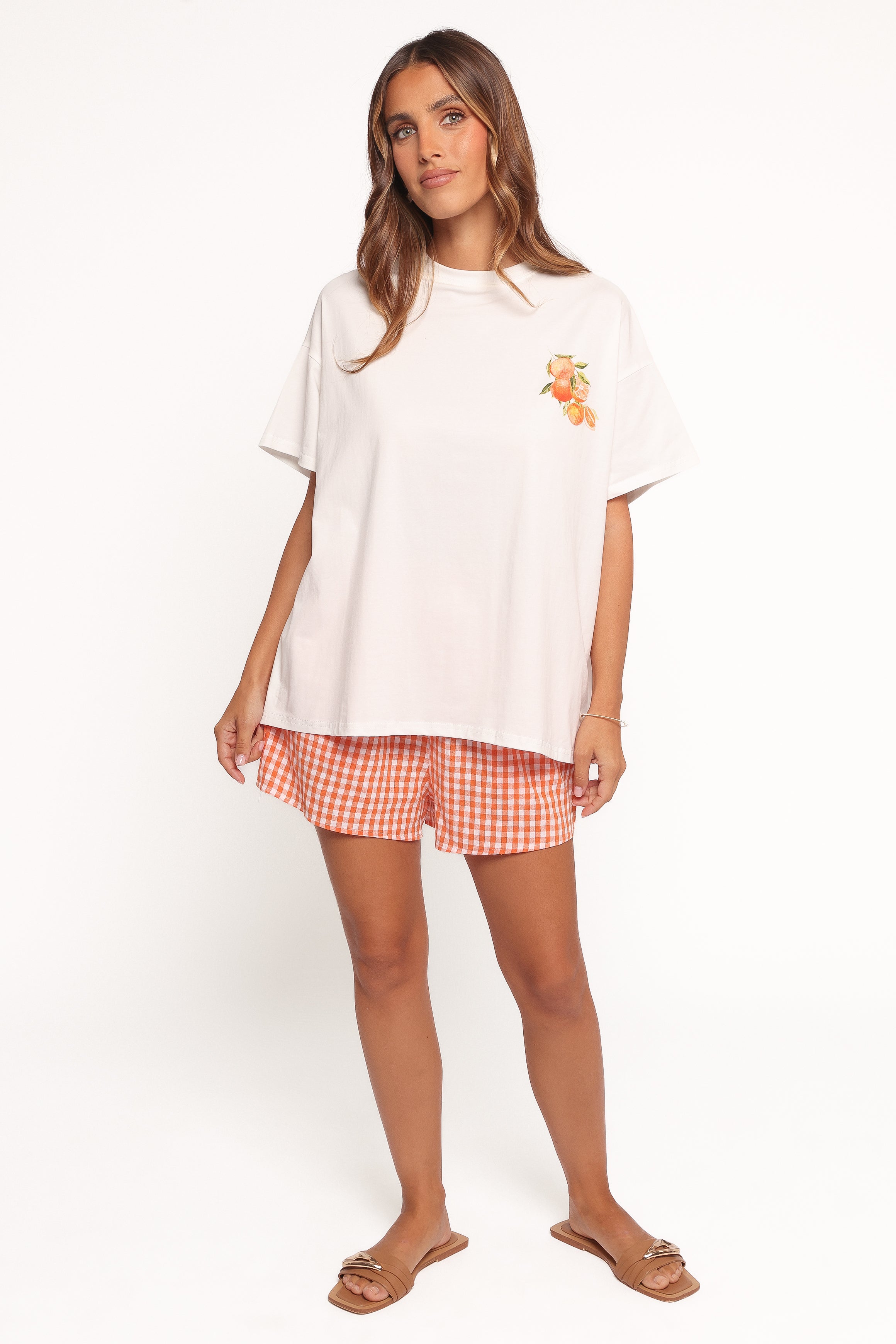 Emilia Short Set - Aperol Orange