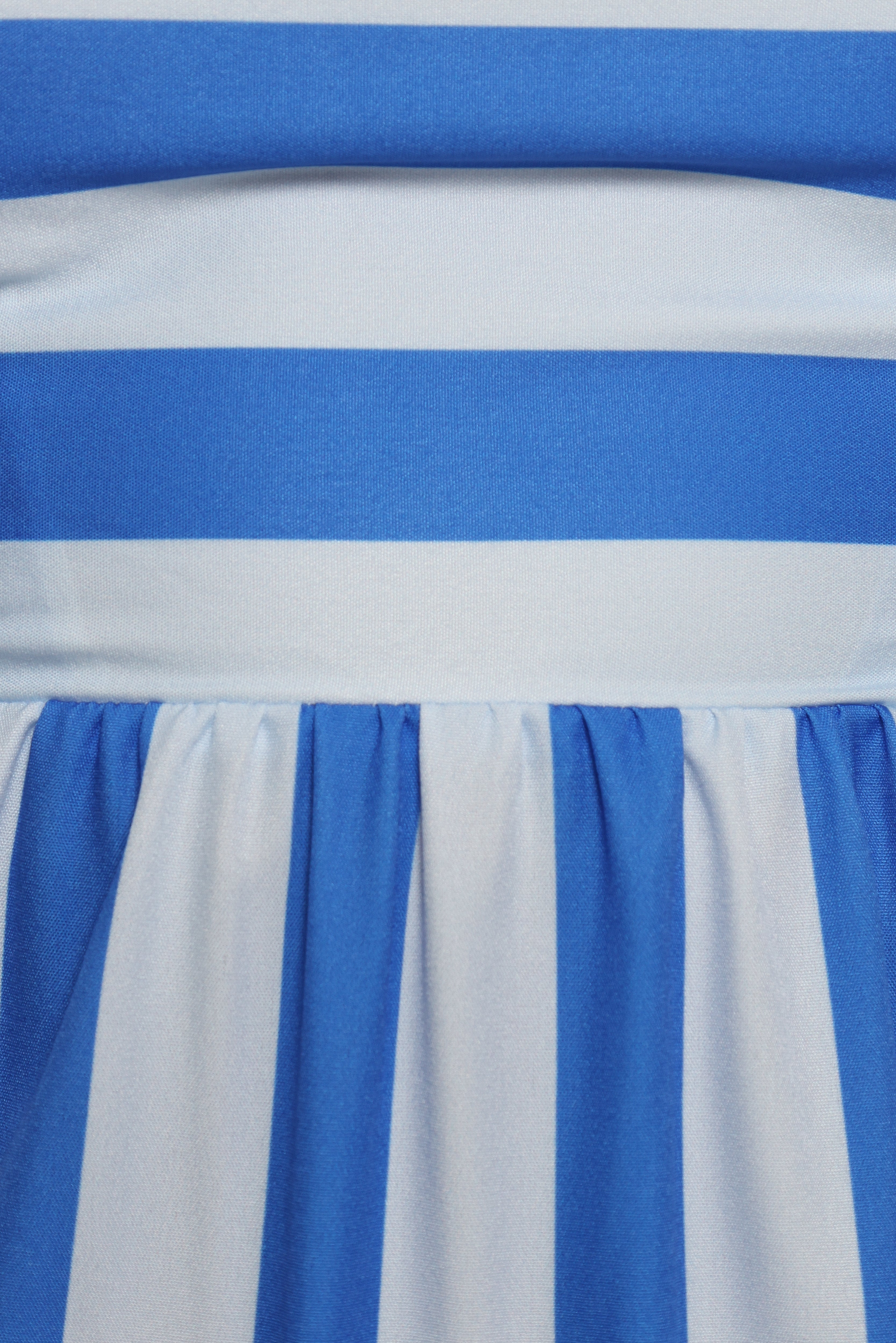 Emry Maxi Dress - Blue Stripe