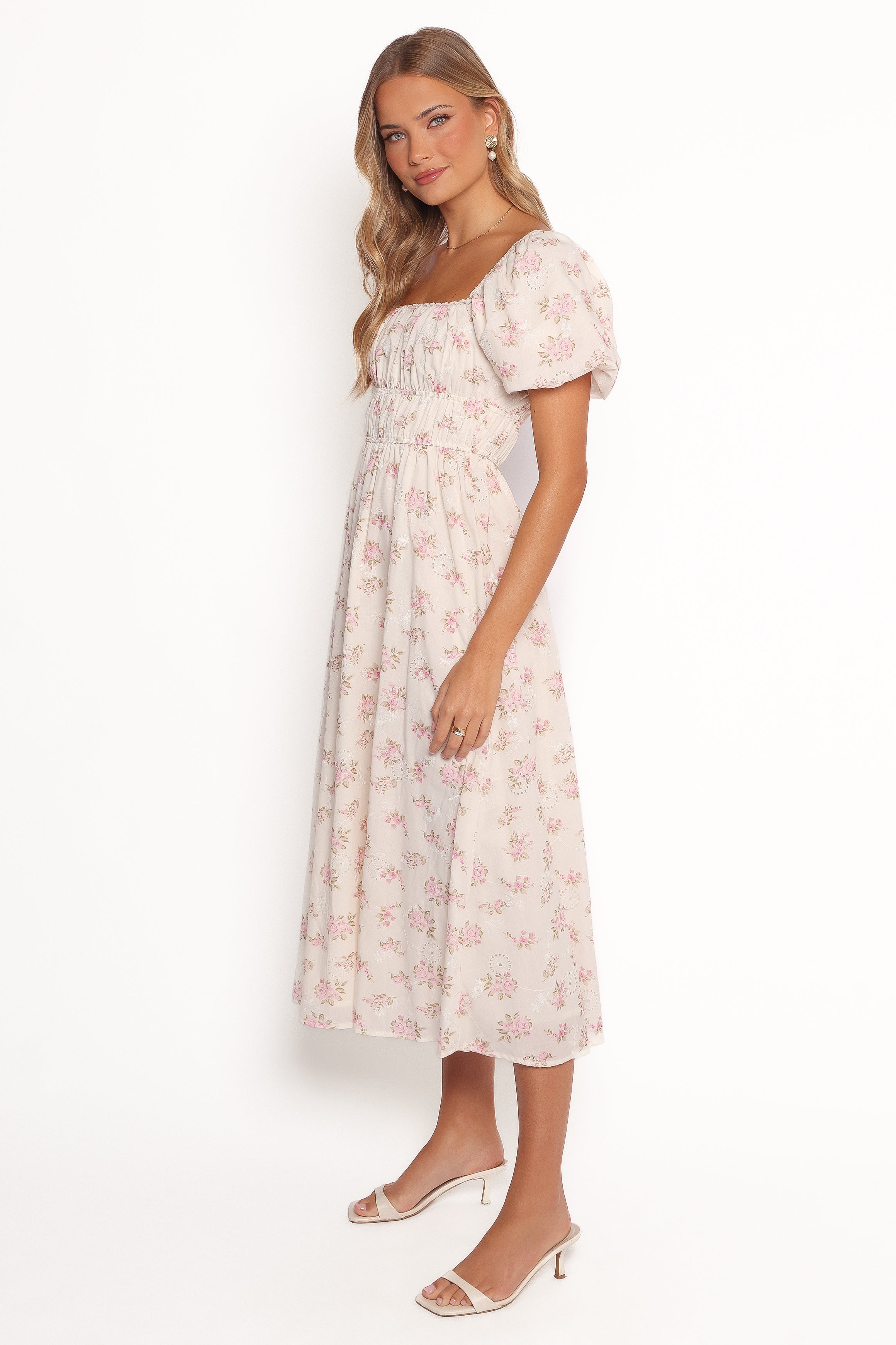 Eowyn Maxi Dress - Ivory Pink