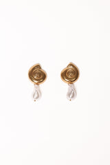 Esperanza Earrings - Gold/Pearl