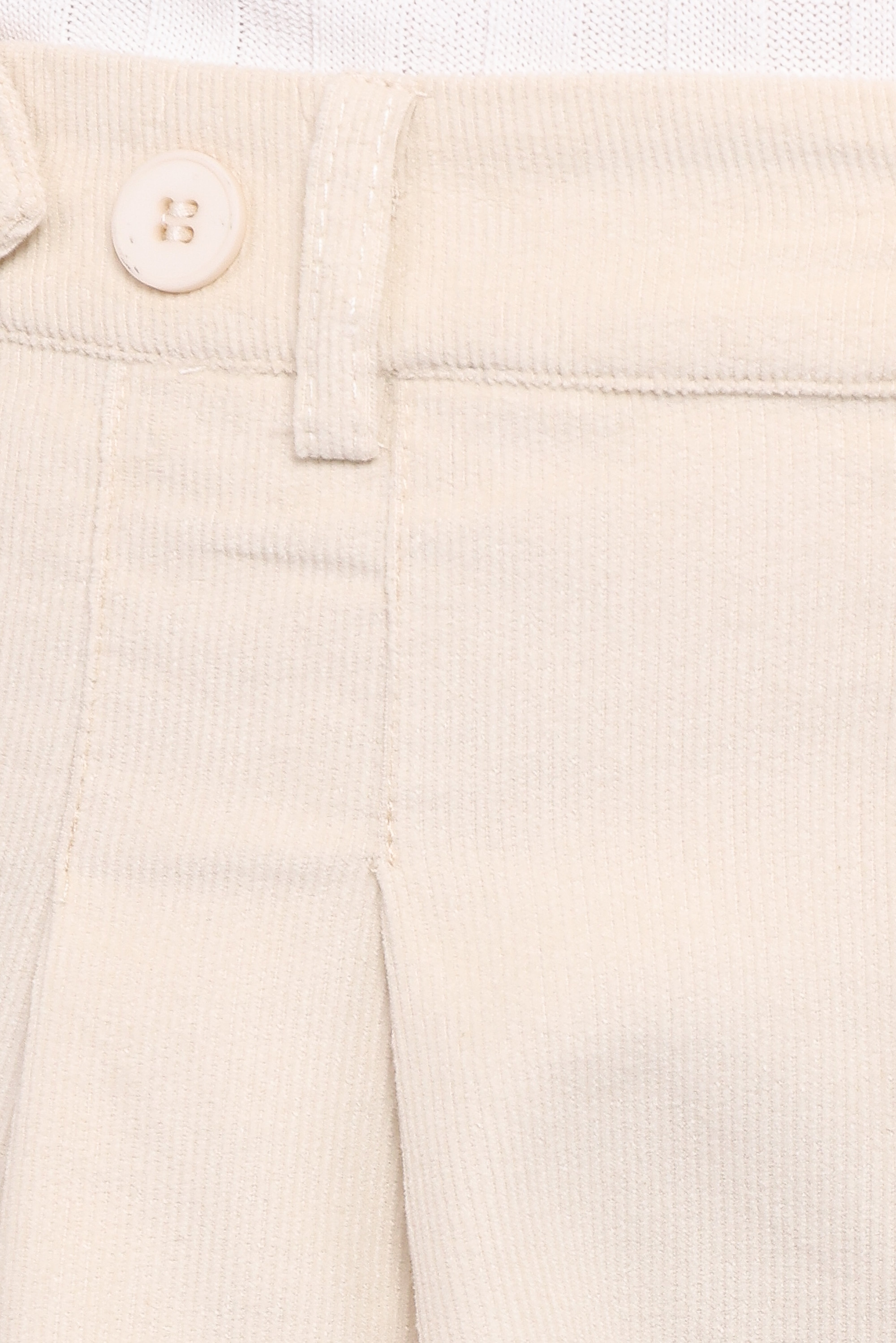 Faelan Wide Leg Cord Pants - Beige