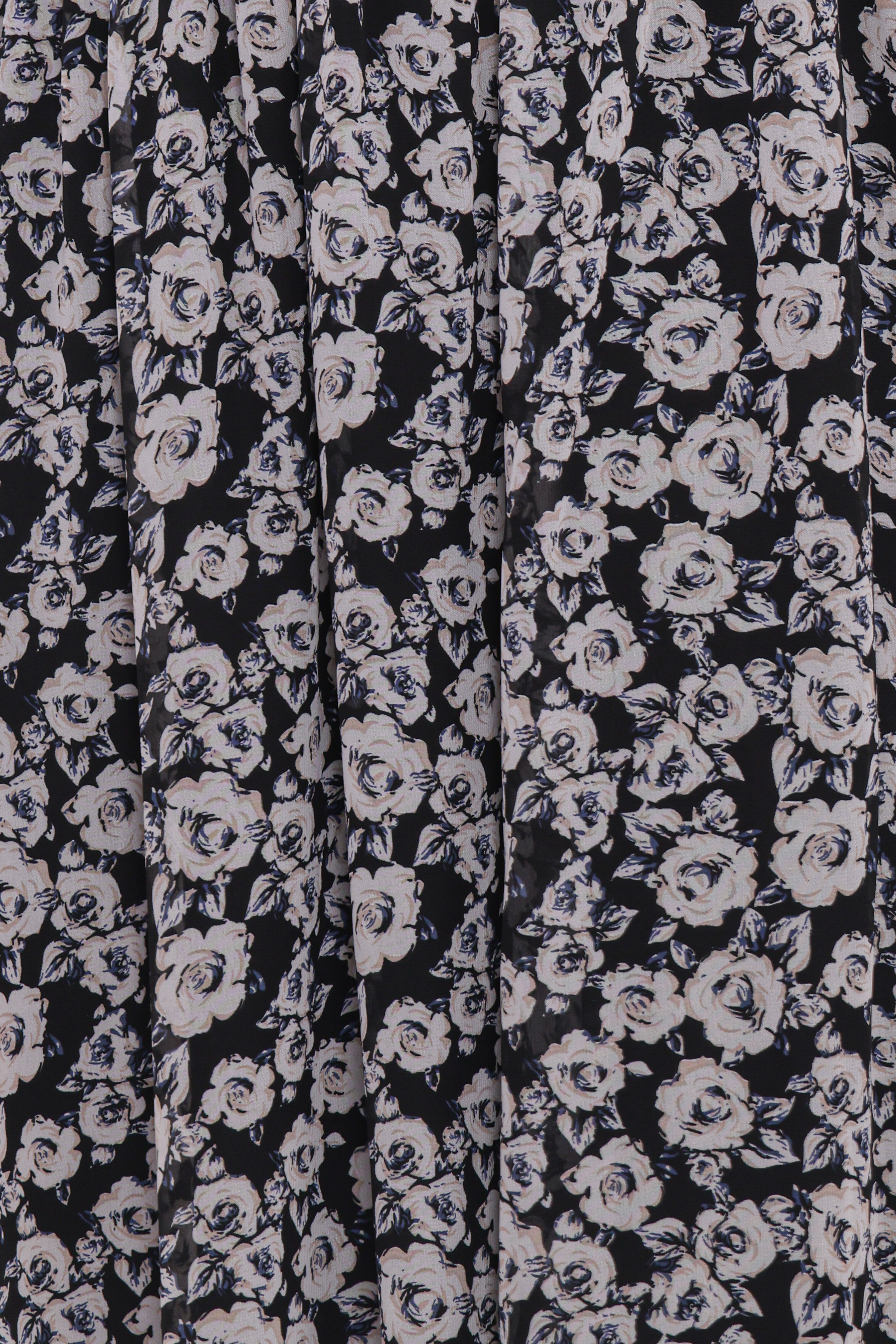 Faith Long Sleeve Maxi Dress - Black Floral