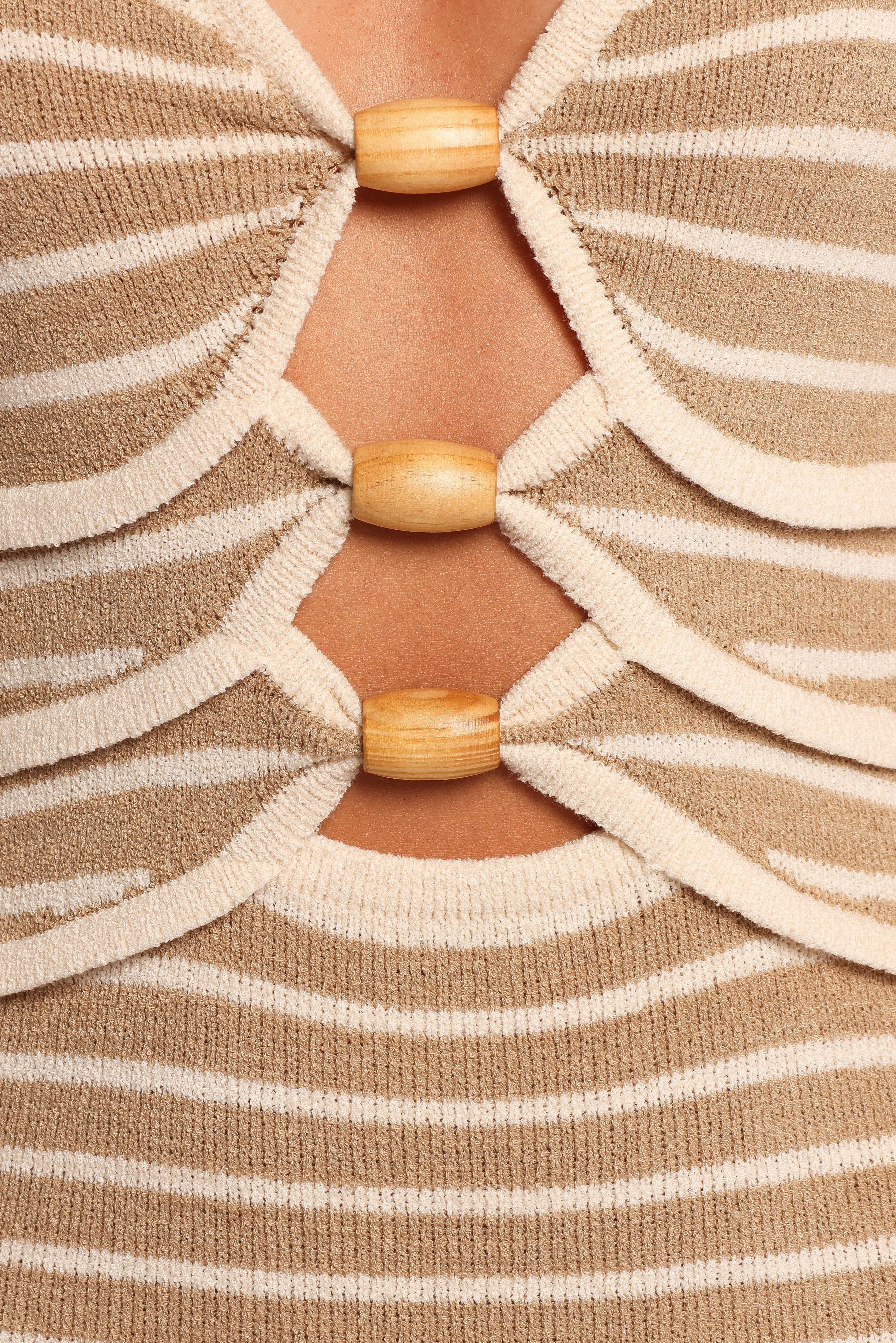 Farrah Midi Dress - Light Taupe