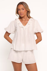 Felicity Short Set - White