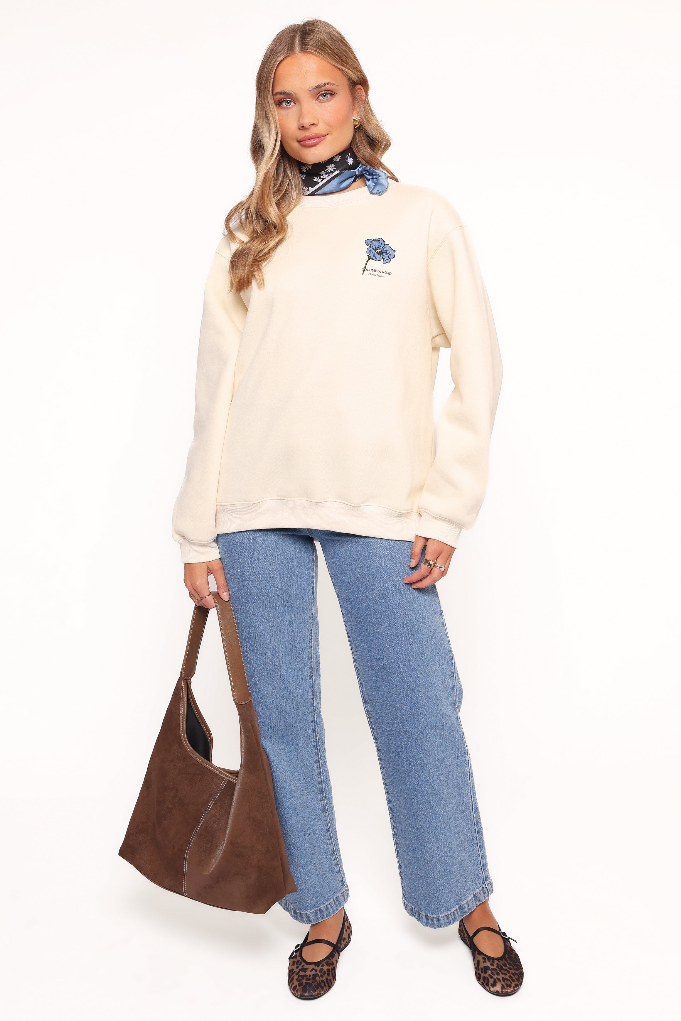Flower Market Sweatshirt - Cream