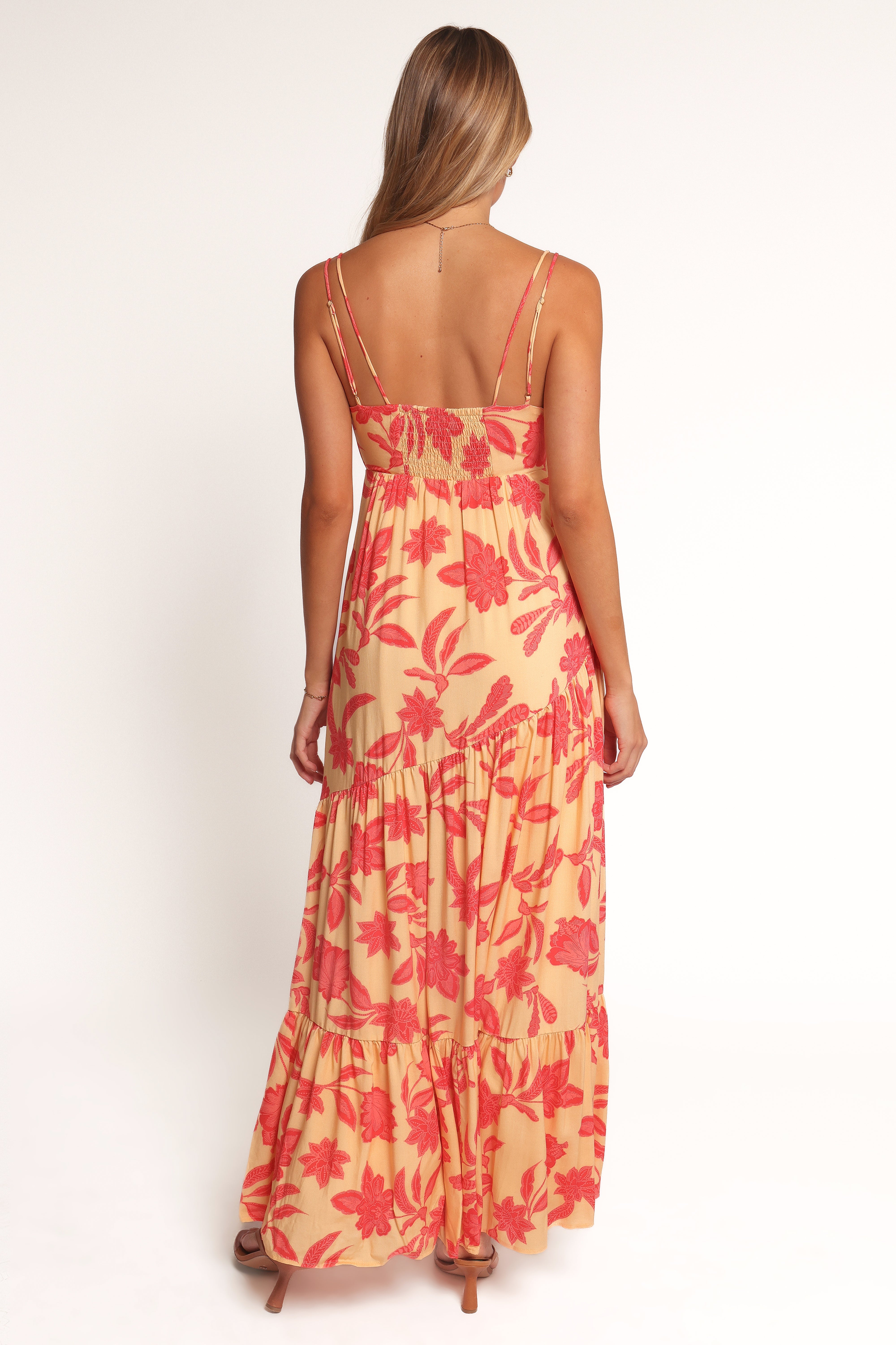 Forbes Maxi Dress - Red Floral