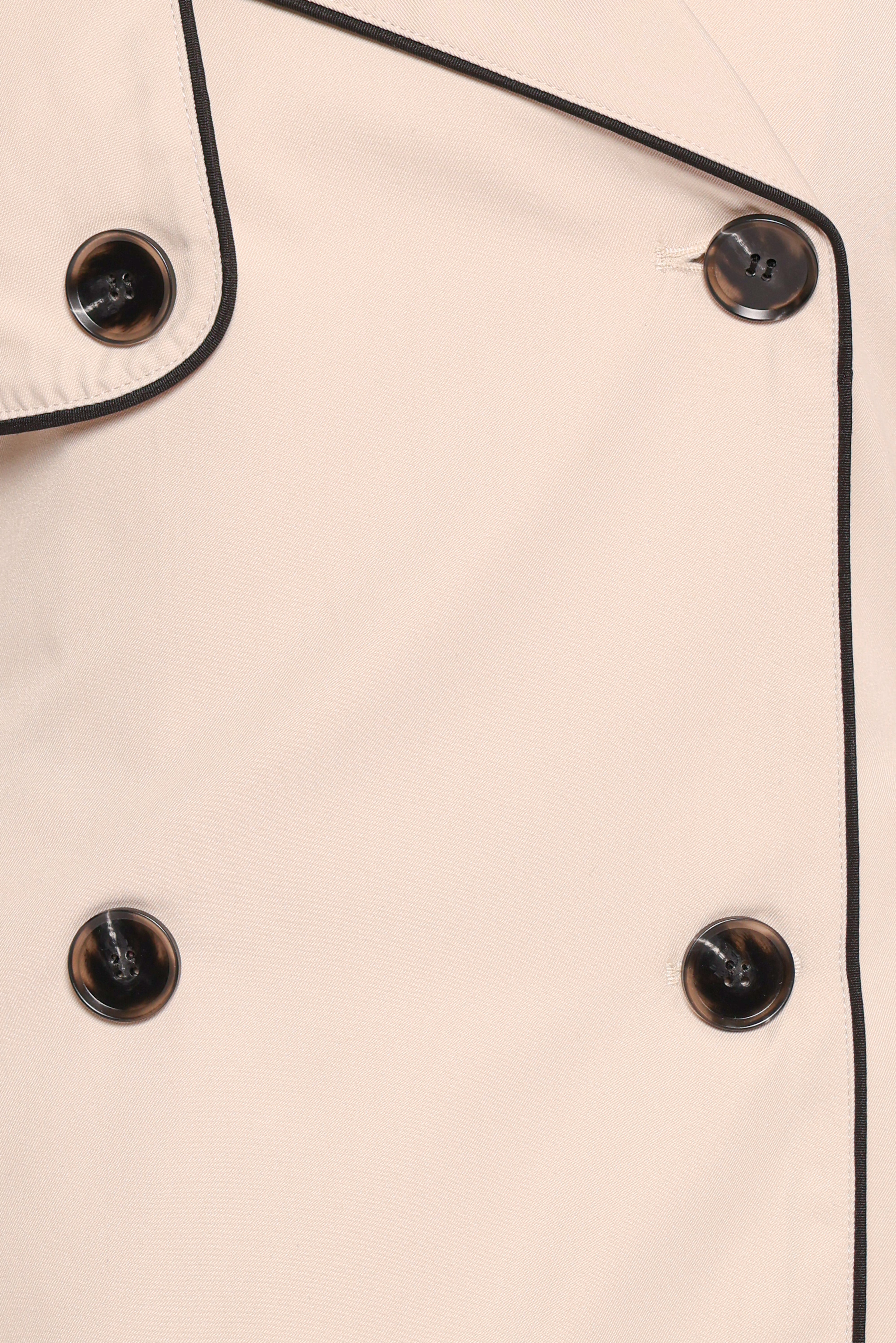 Franklin Cropped Trench - Ecru