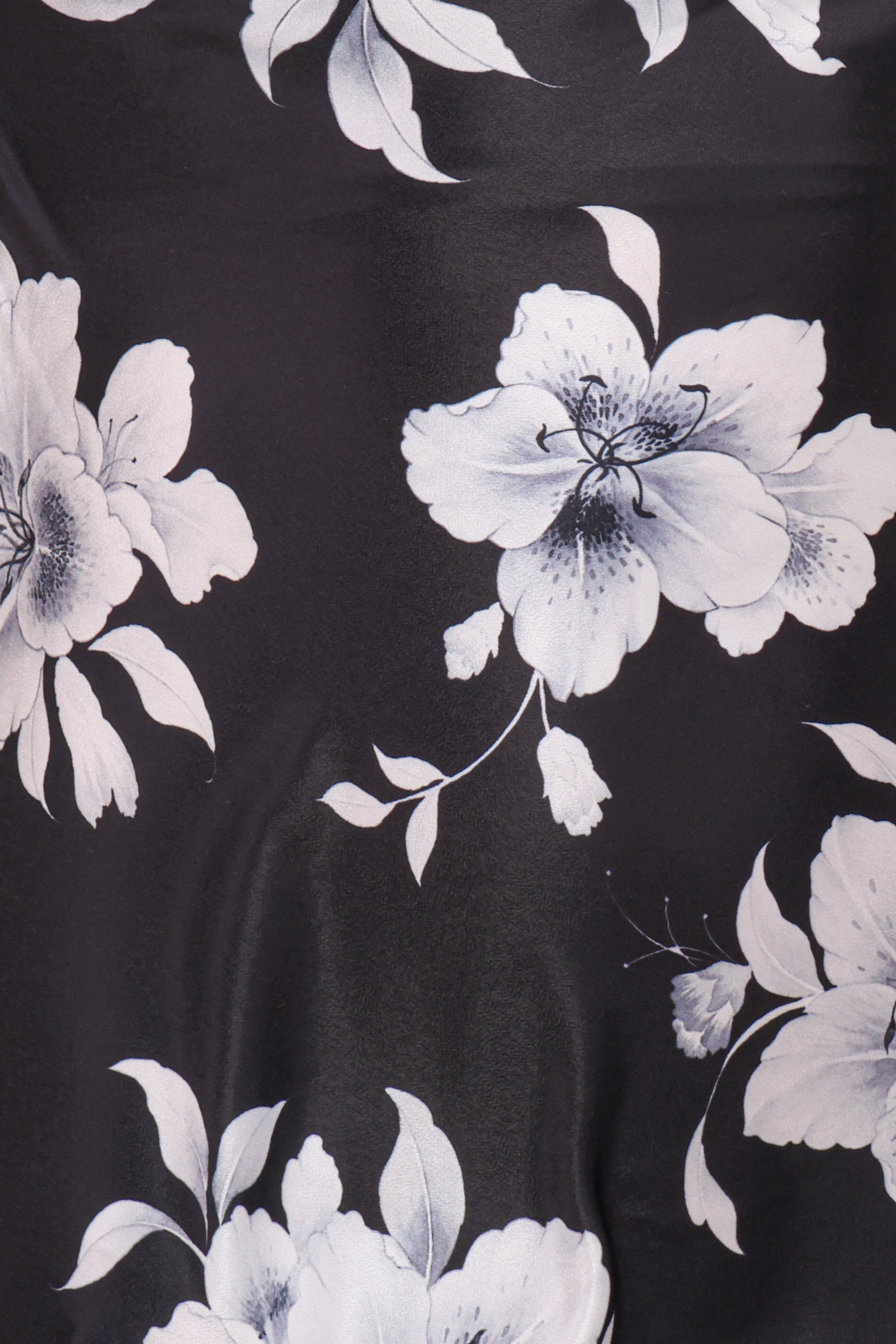 Freida Halter Midi Dress - Black Floral