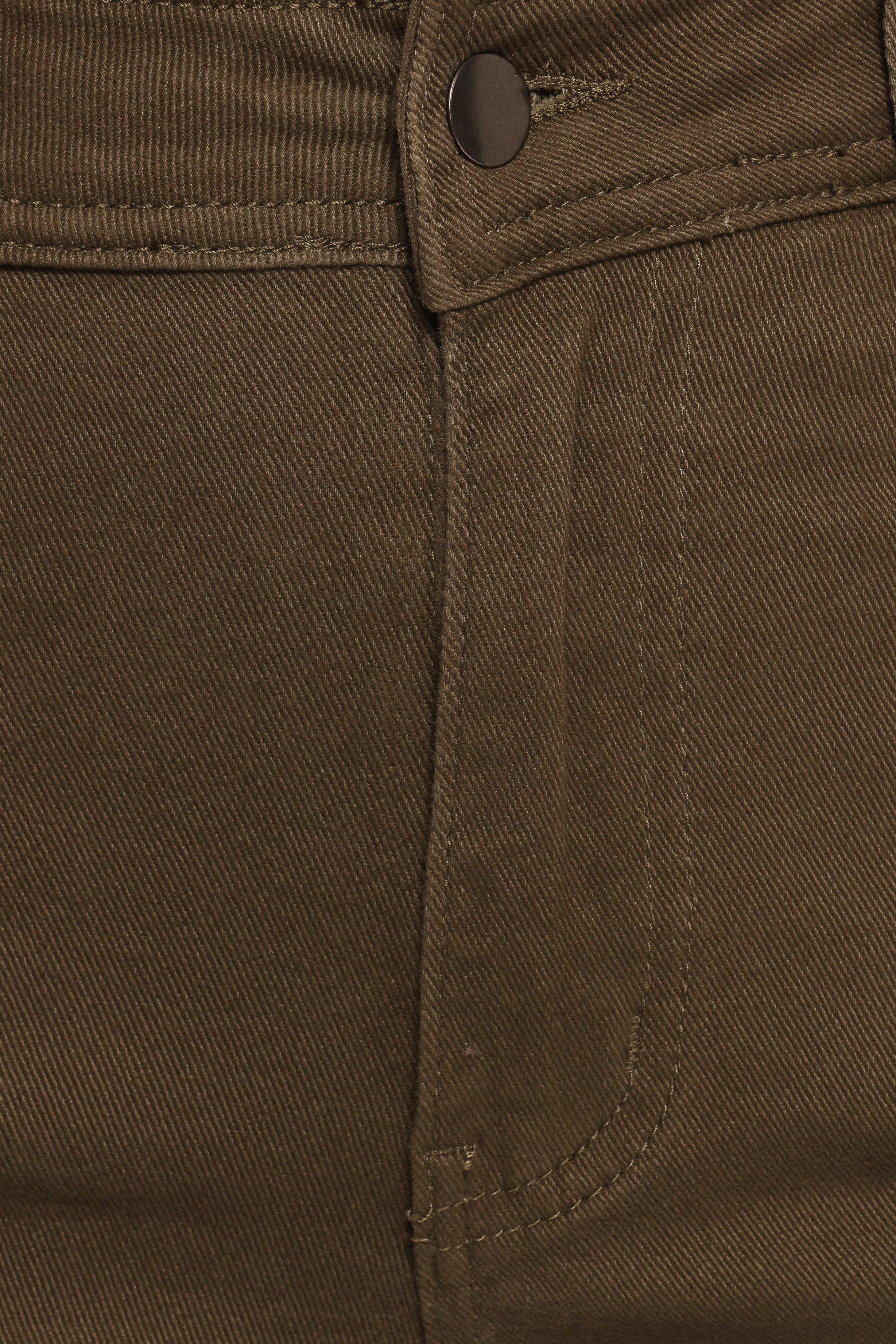 Georgette High Waisted Straight Leg Pants - Olive