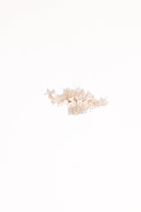 Geraldine Hair Comb - White