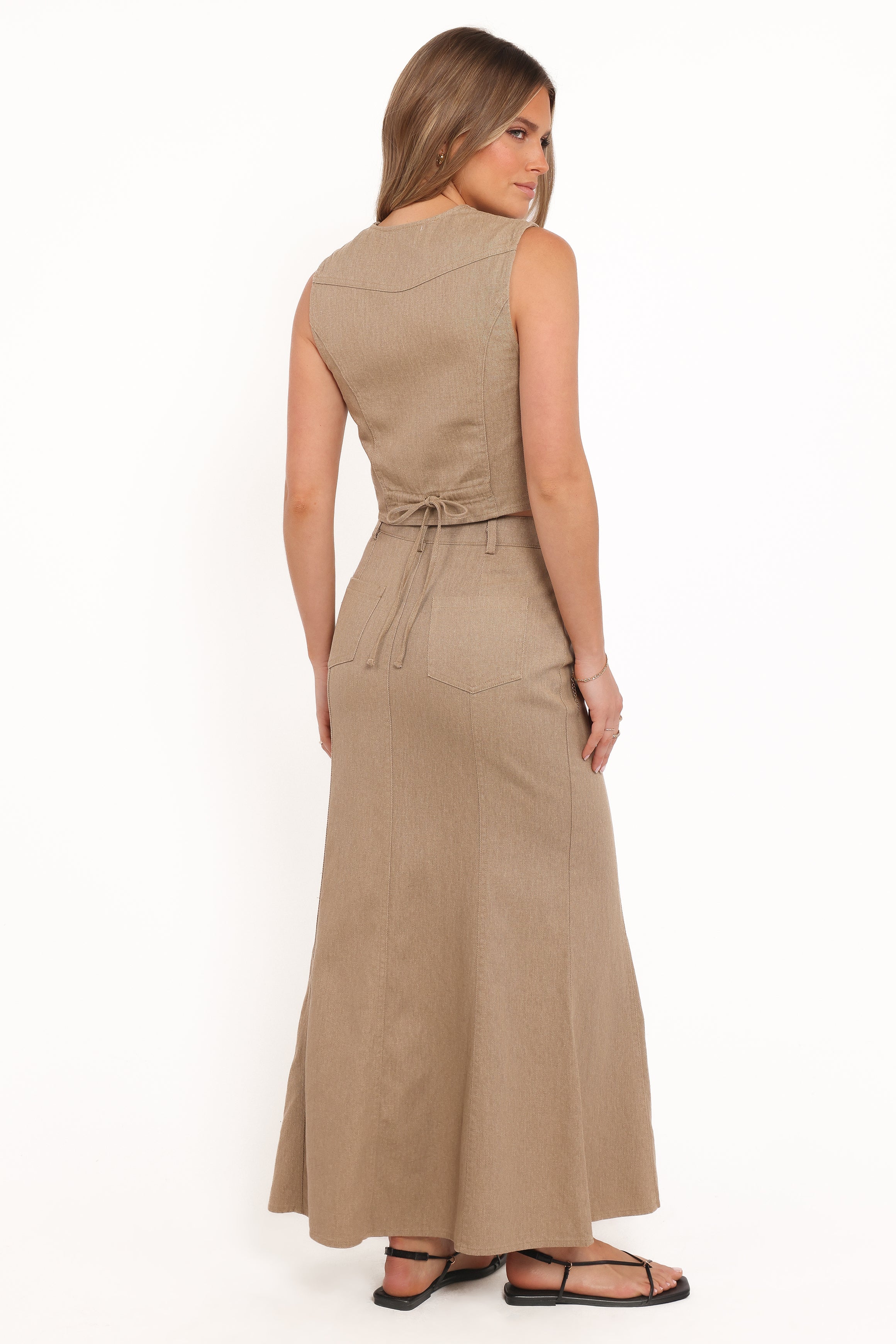 Giselle Skirt Set - Beige