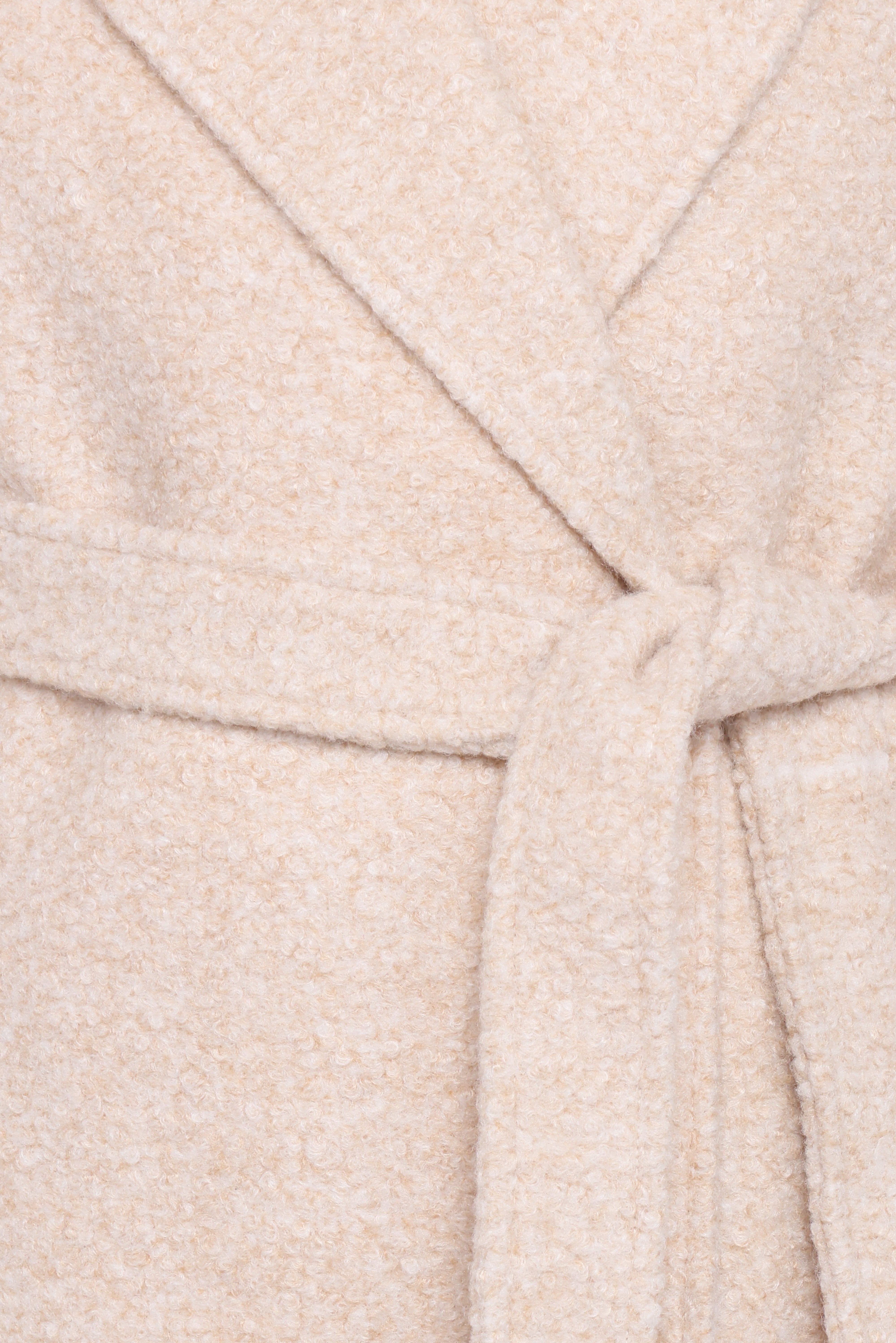 Goodie Shearling Coat - Cream